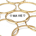 Bracelet « ma vie » Doré