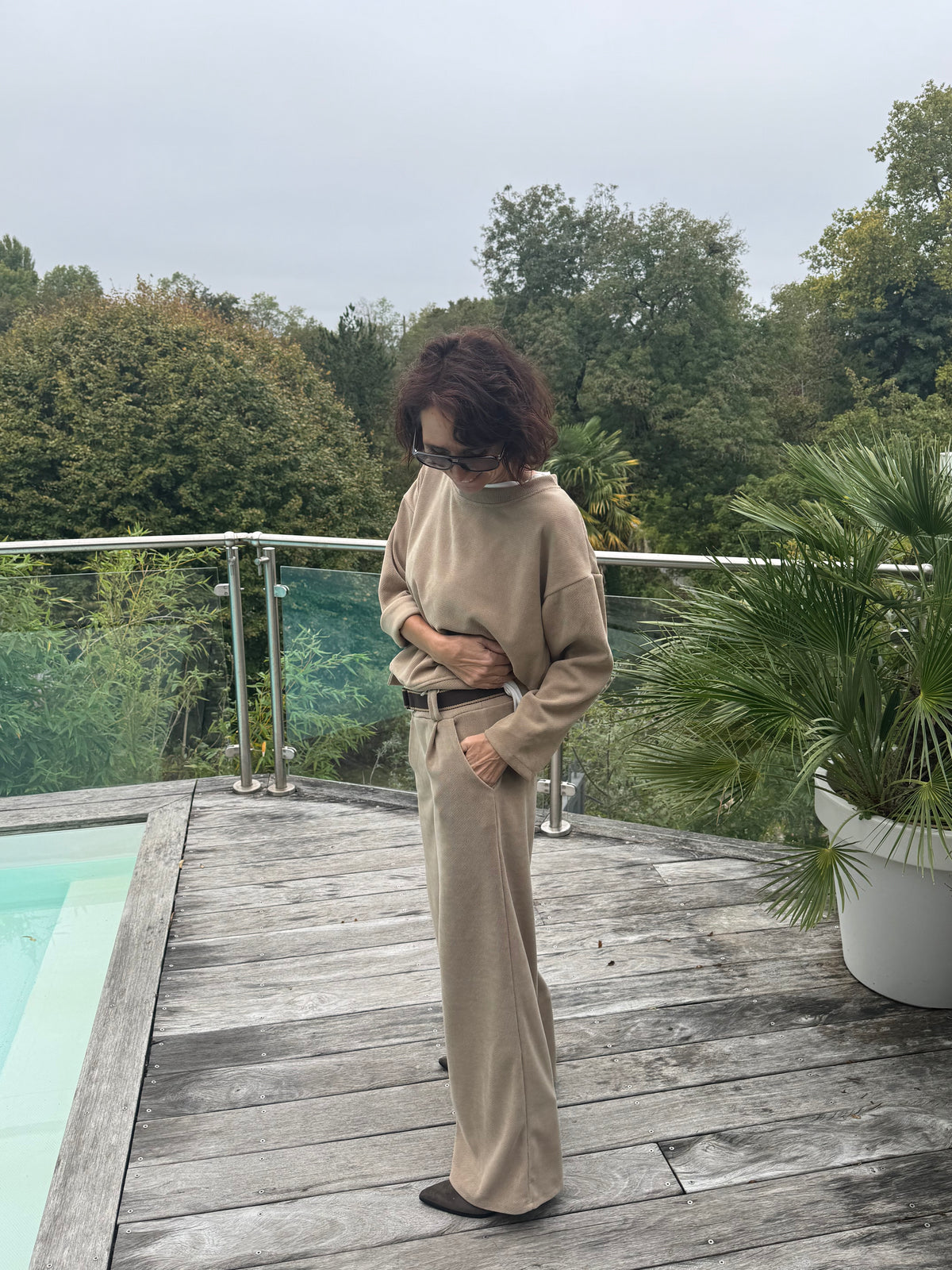 Pantalon sport chic rive