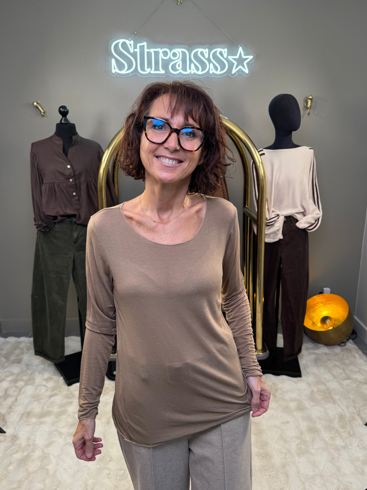 Tout Chaud Viscose et Cachemire Camel