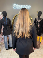 Blazer Ceinture Noir