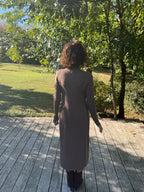 Robe pull Pénélope taupe
