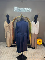 Robe cache cœur marine