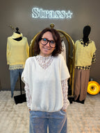 Pull Sans manche Martin Écrue