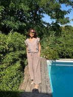 Pantalon Diego Taupe