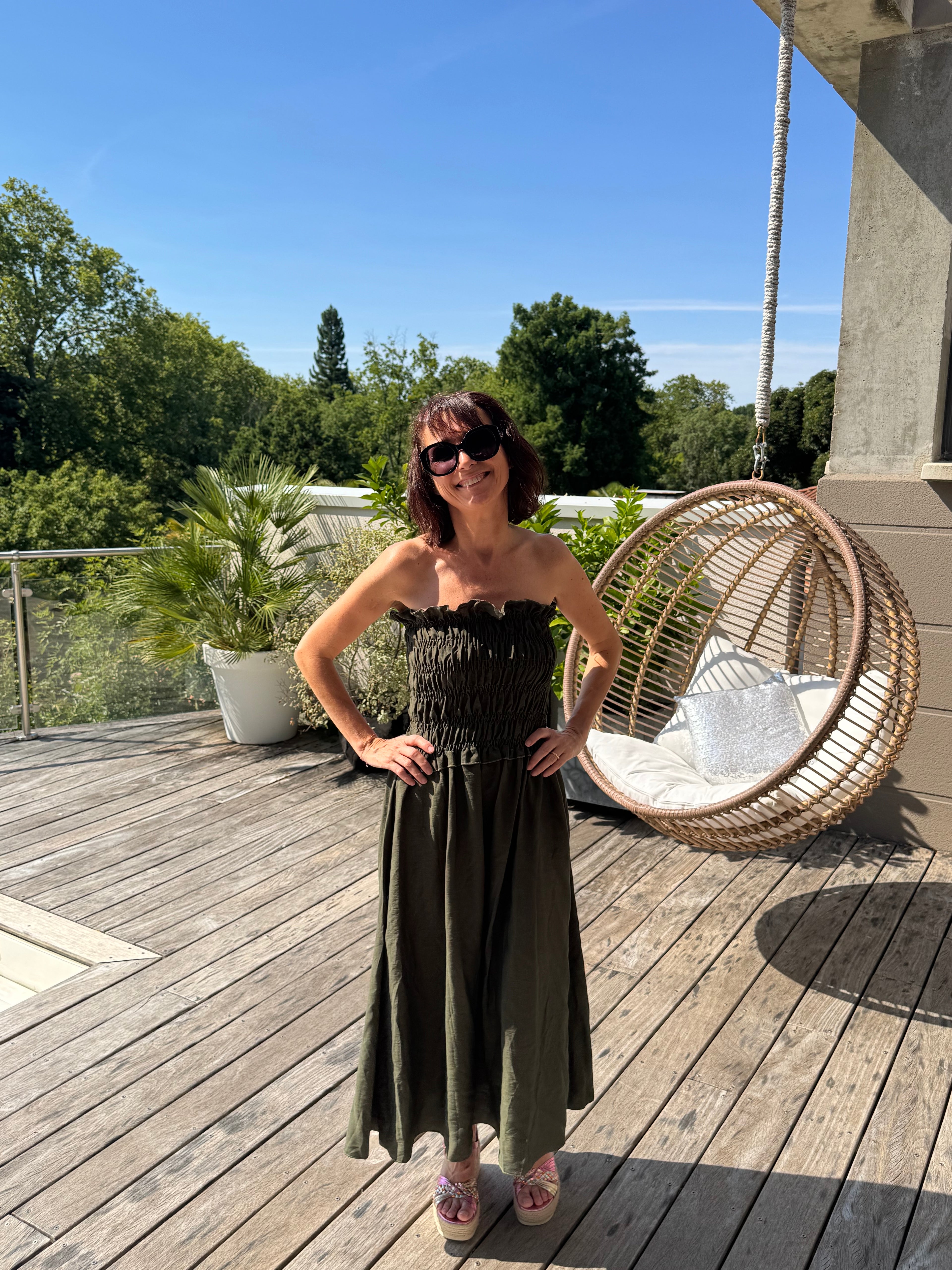 Robe Arlette Kaki