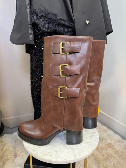 Bottes Magali Choco