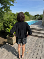 Blouson Velours Noir
