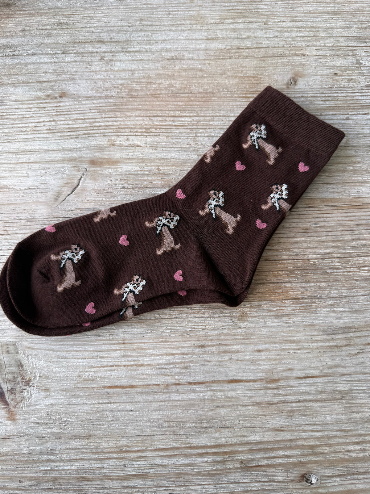 Chaussettes Teckel Choco