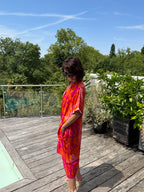 Robe Viscose Sunlight Rose