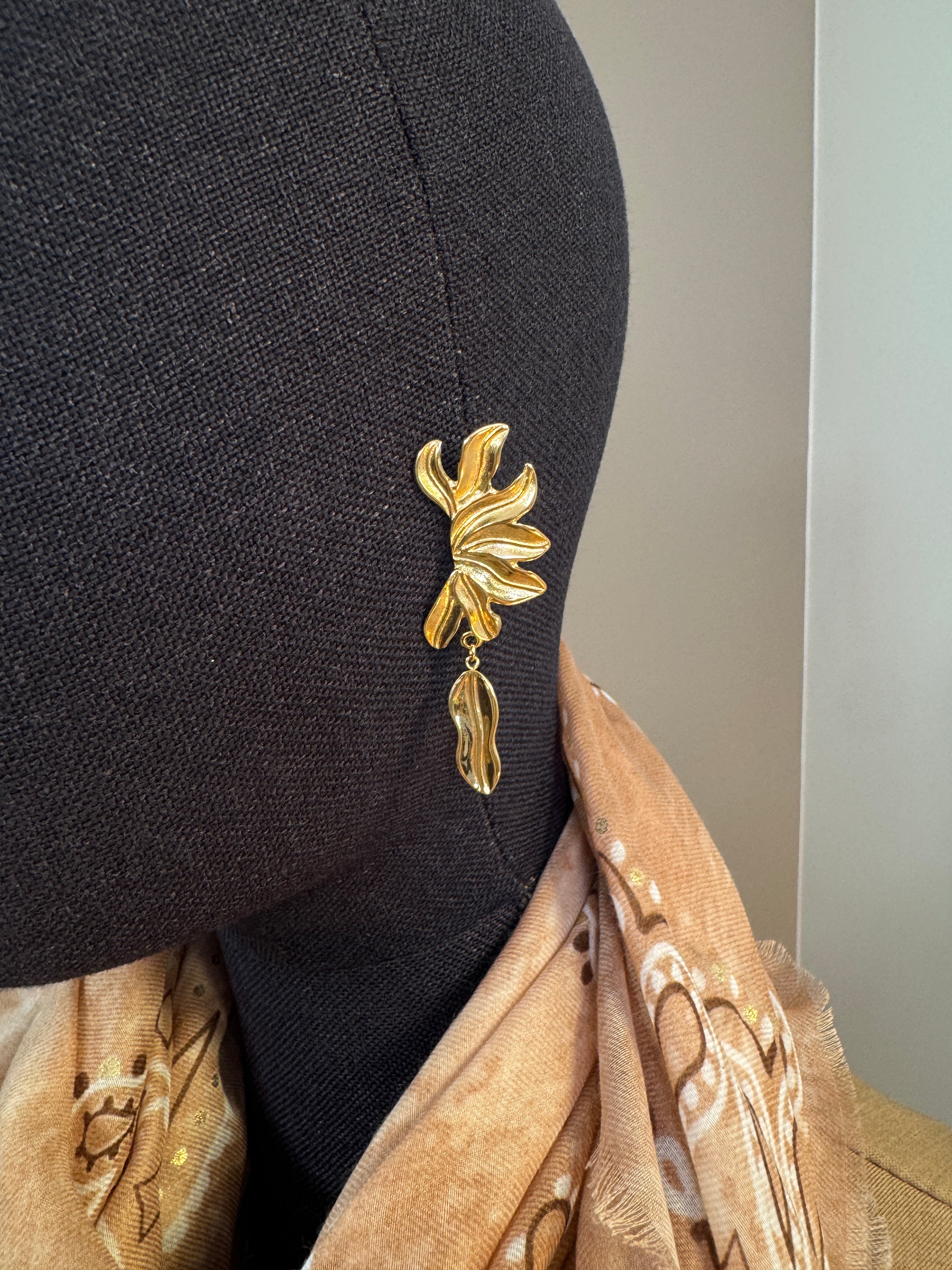 Boucles D’oreilles Feuilles