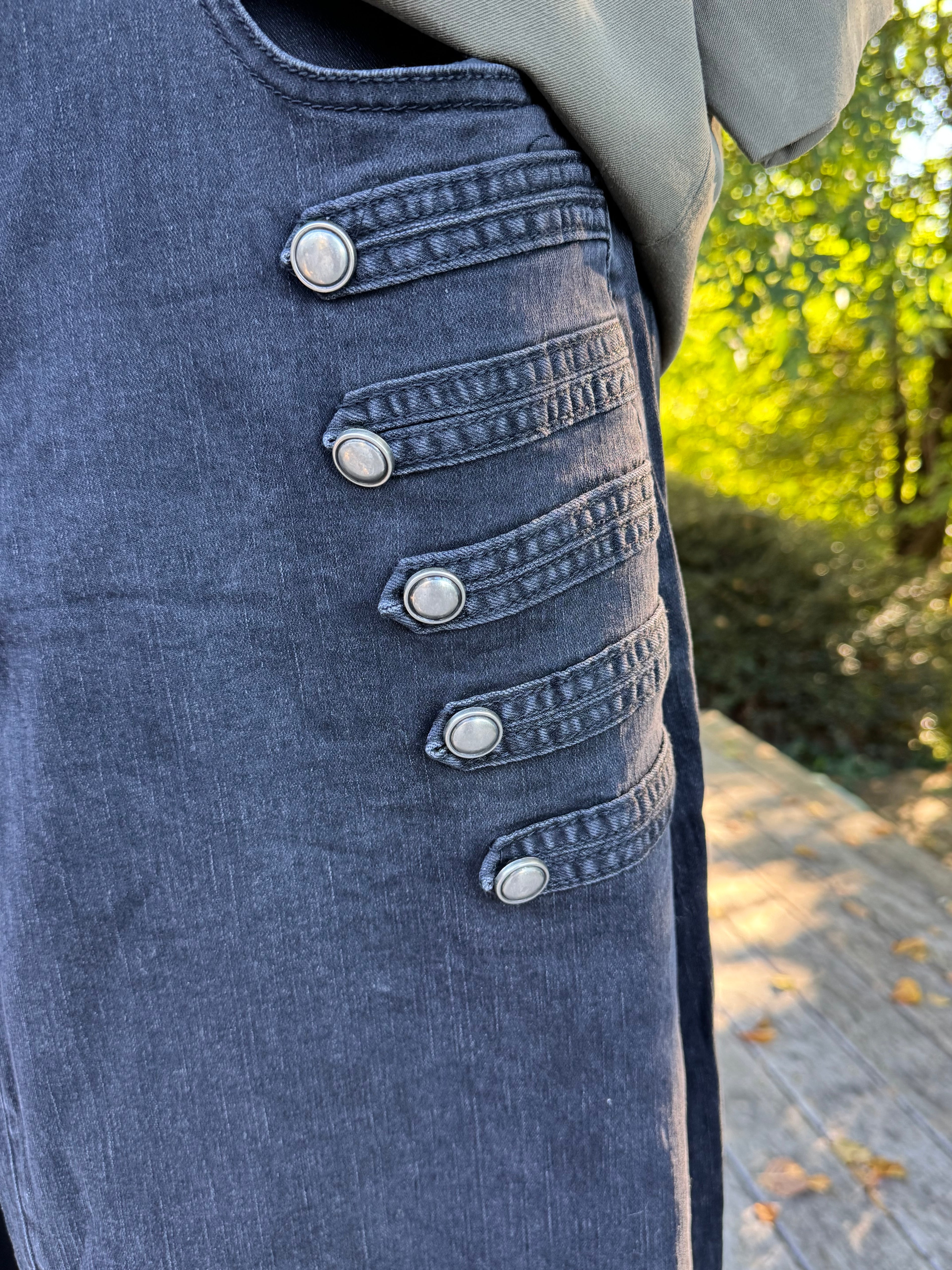 Jean amiral grande taille noir