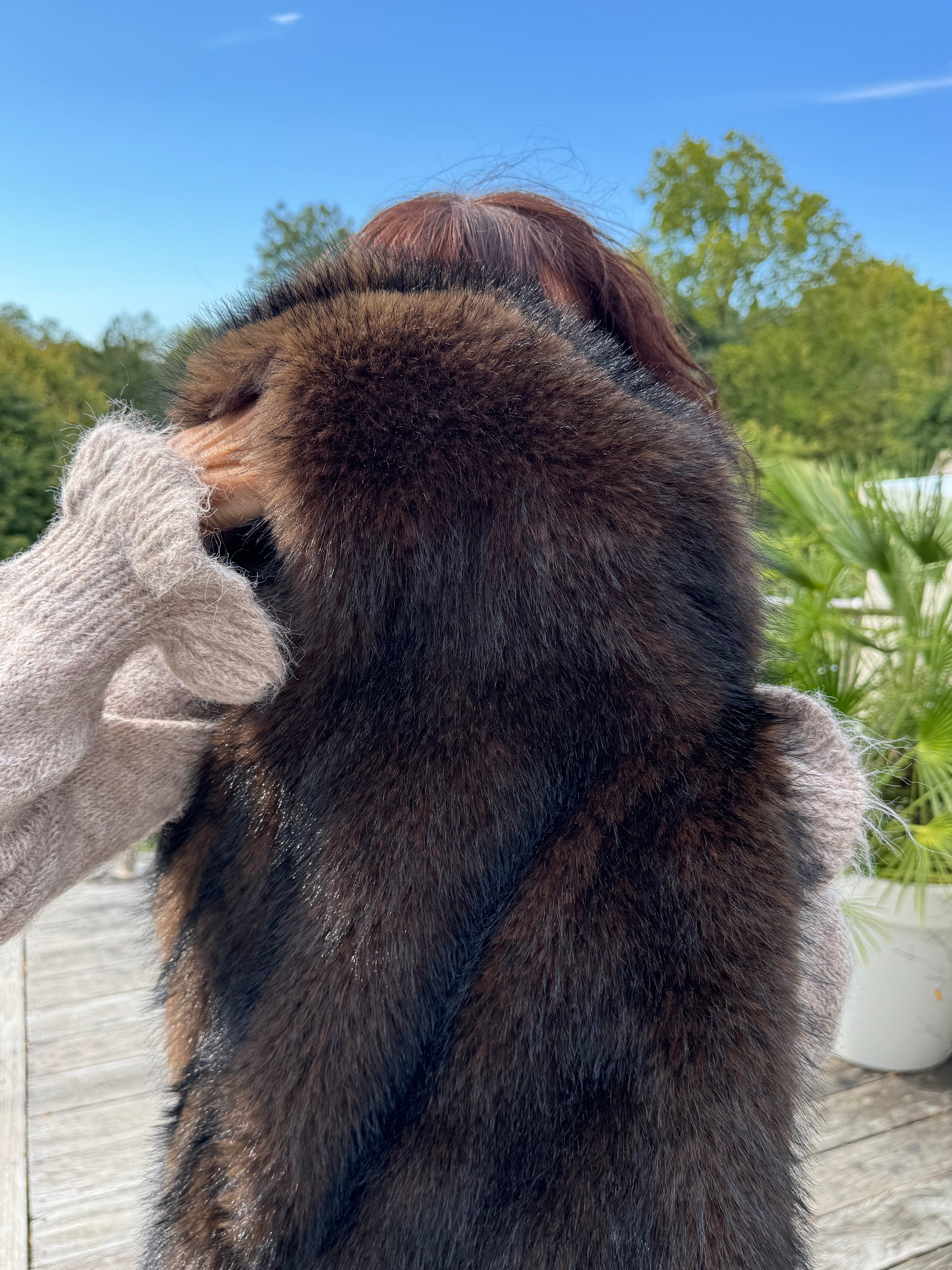 Veste Sans Manche Loup Long