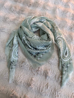Écharpe Bandana d’été Vert d’eau