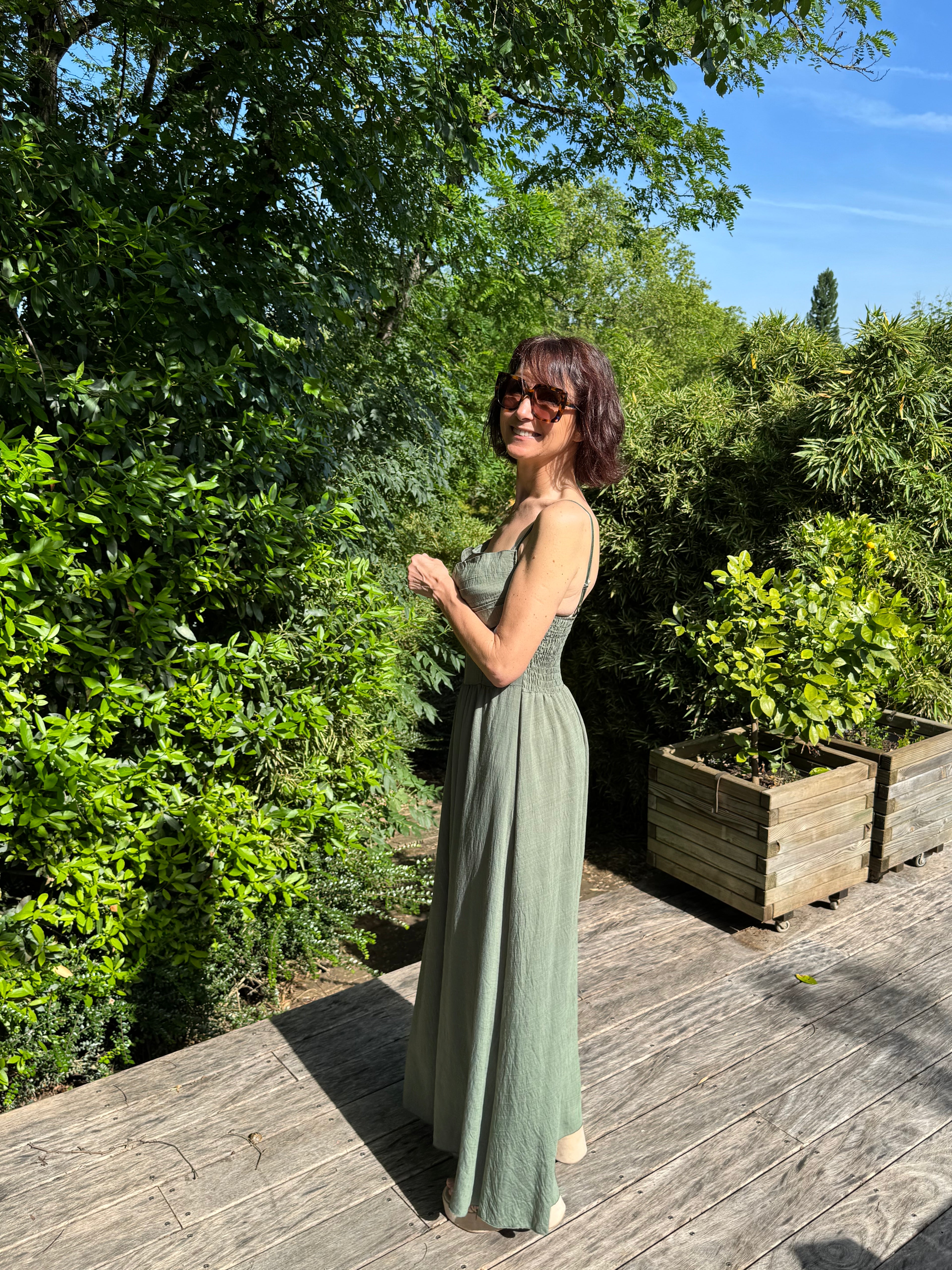 Robe Laura Kaki