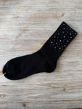 Chaussettes Strass noire