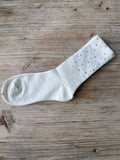 Chaussettes Strass Blanches