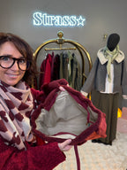 Sac Cabas Mouton Retourné Bordeaux