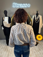 Chemise Petits Pois Beige