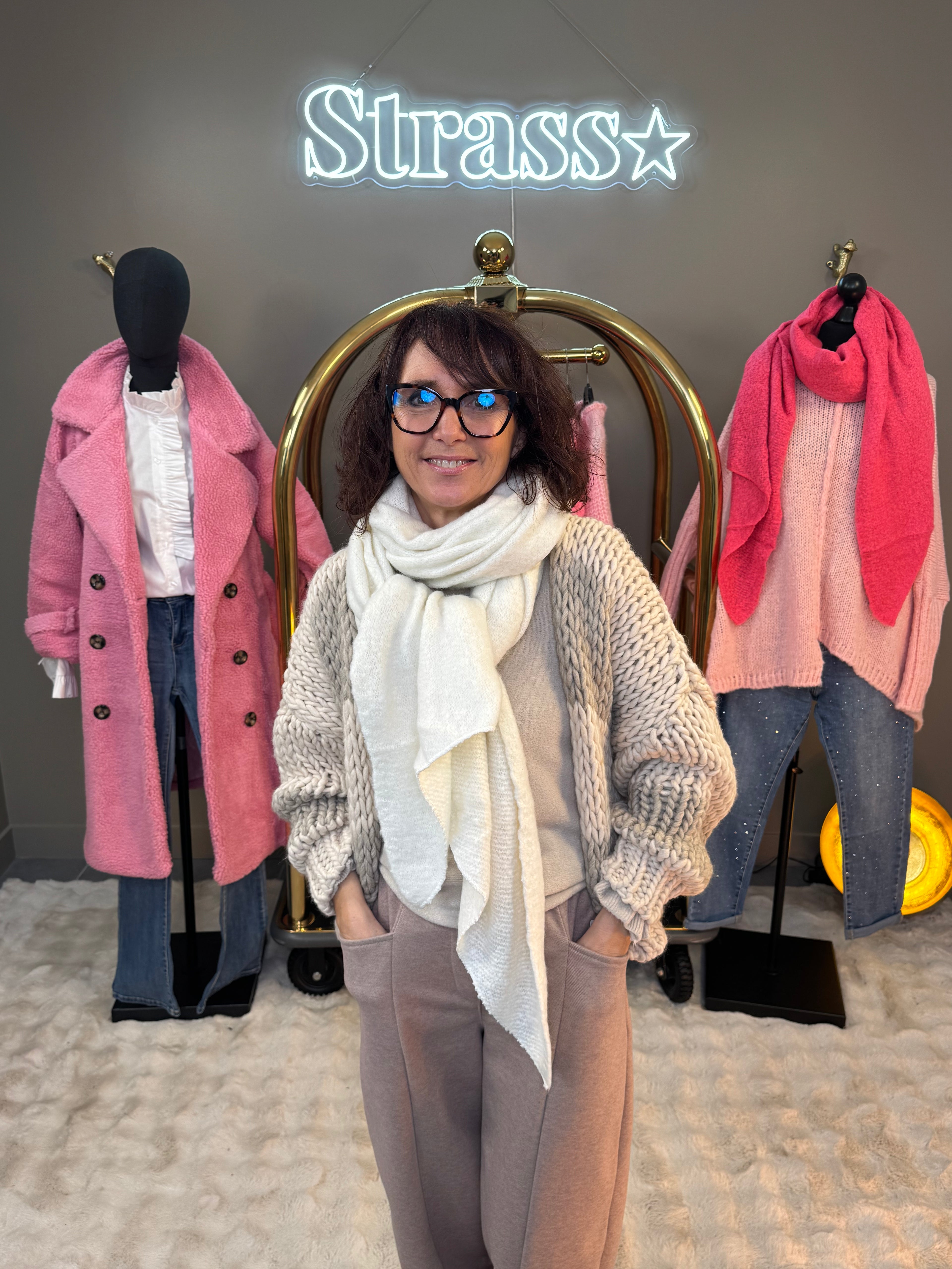 Écharpe Unie écrue