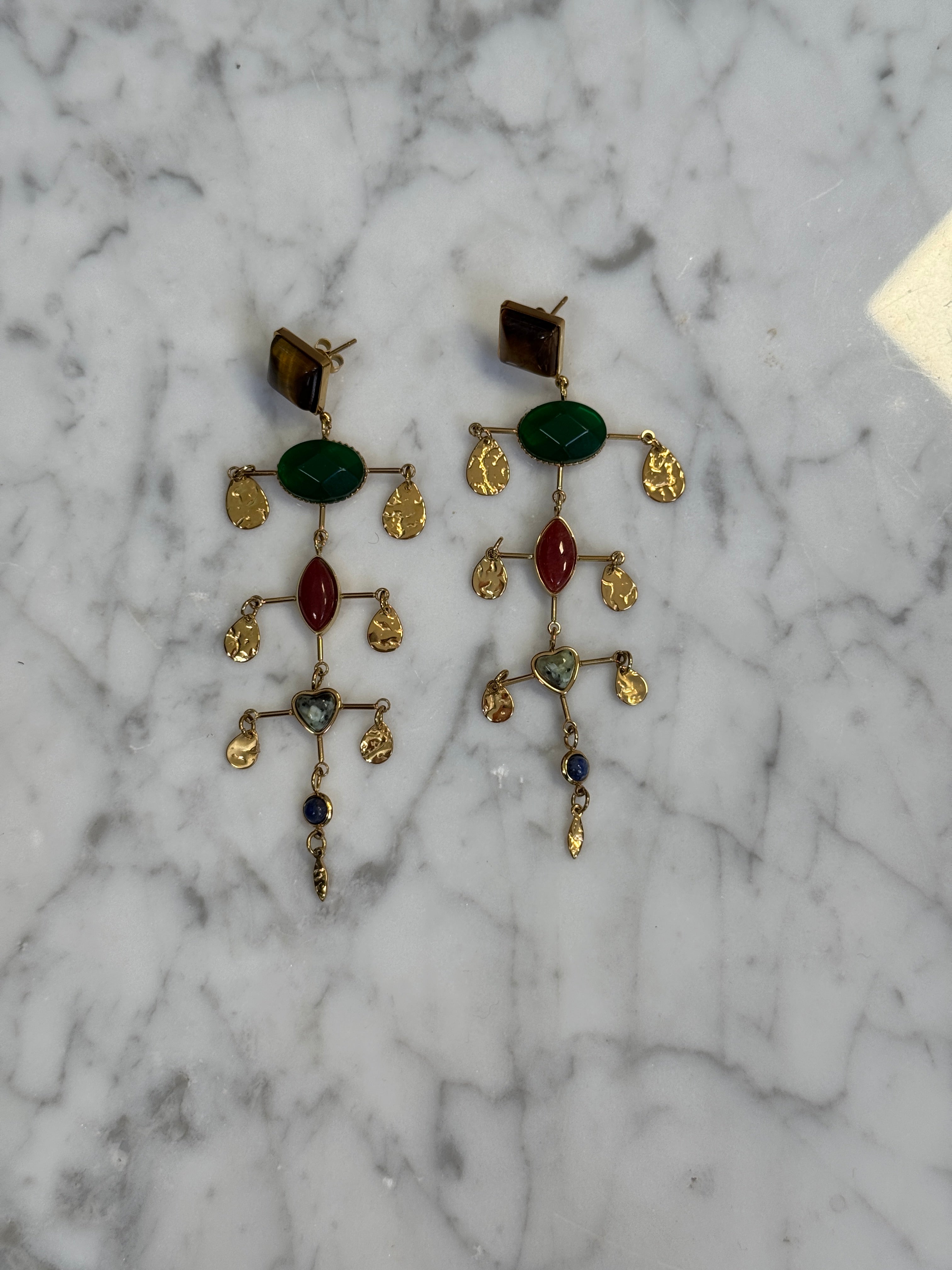 Boucles d’oreilles Mobile Pierre