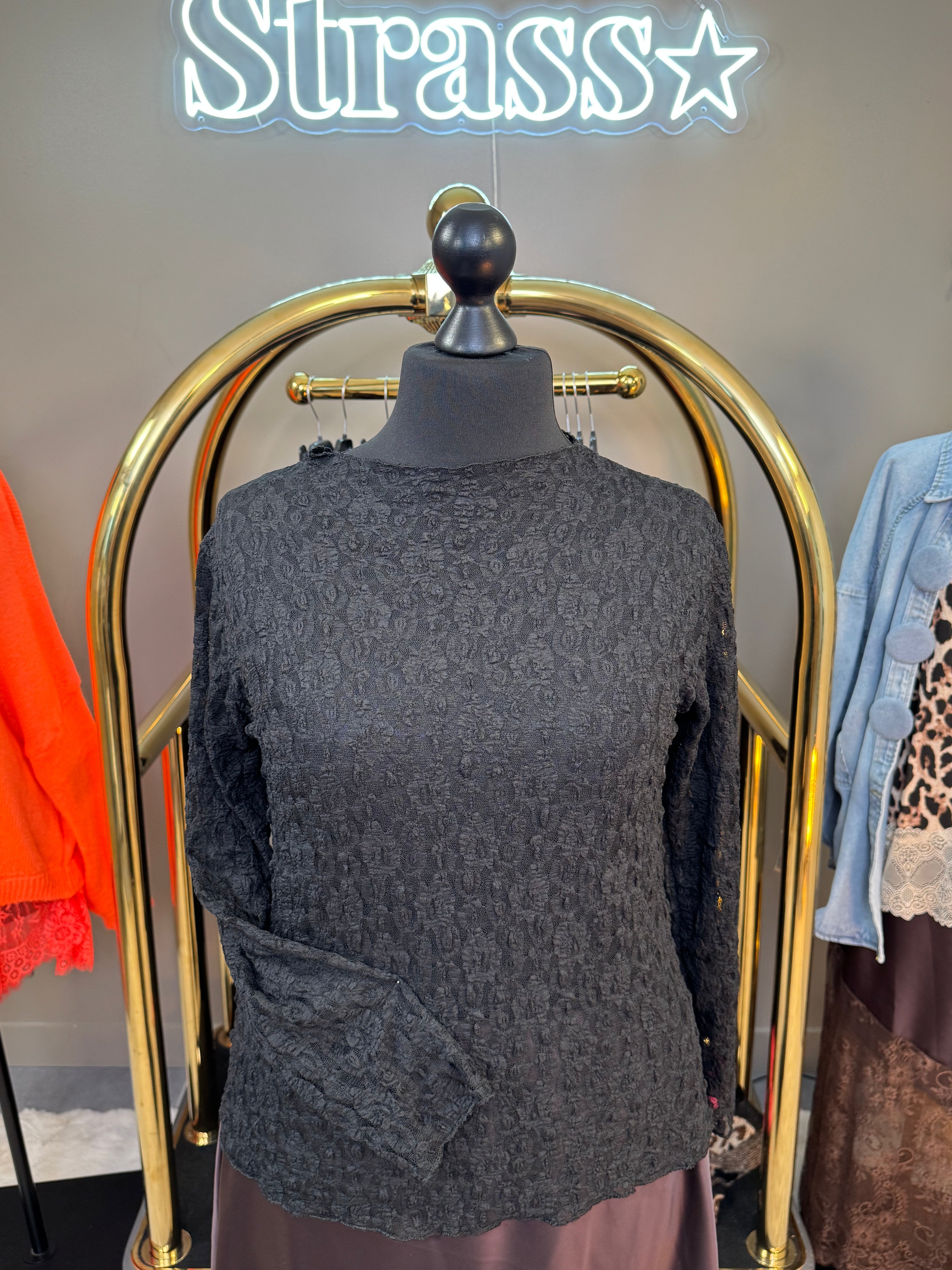 Top Lolita Noir Grande Taille