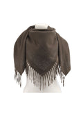 Écharpe strass et franges Choco