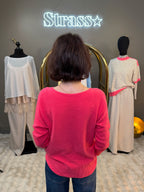 Pull Volla Rose Fluo