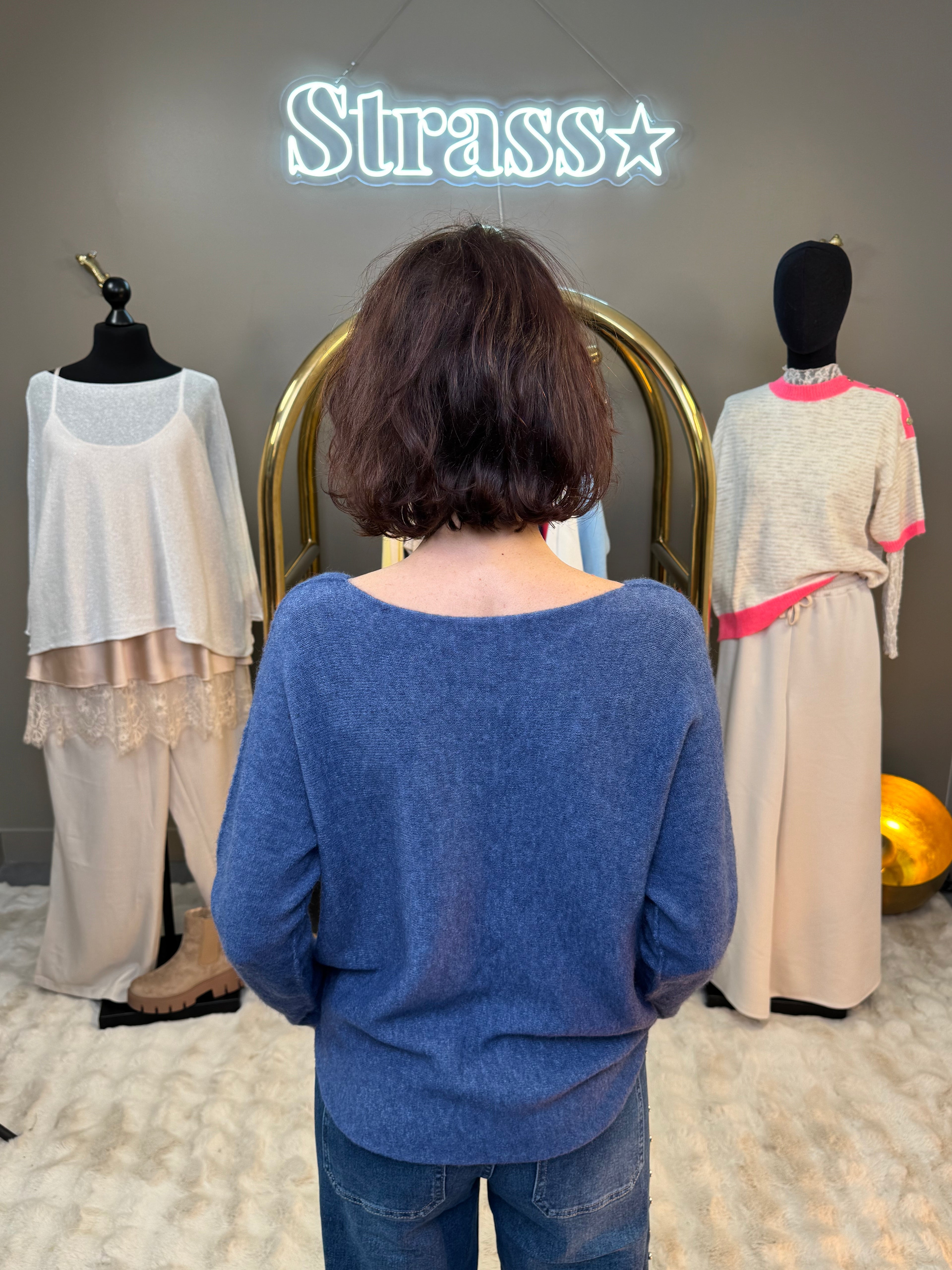 Pull Volla Bleu Jean