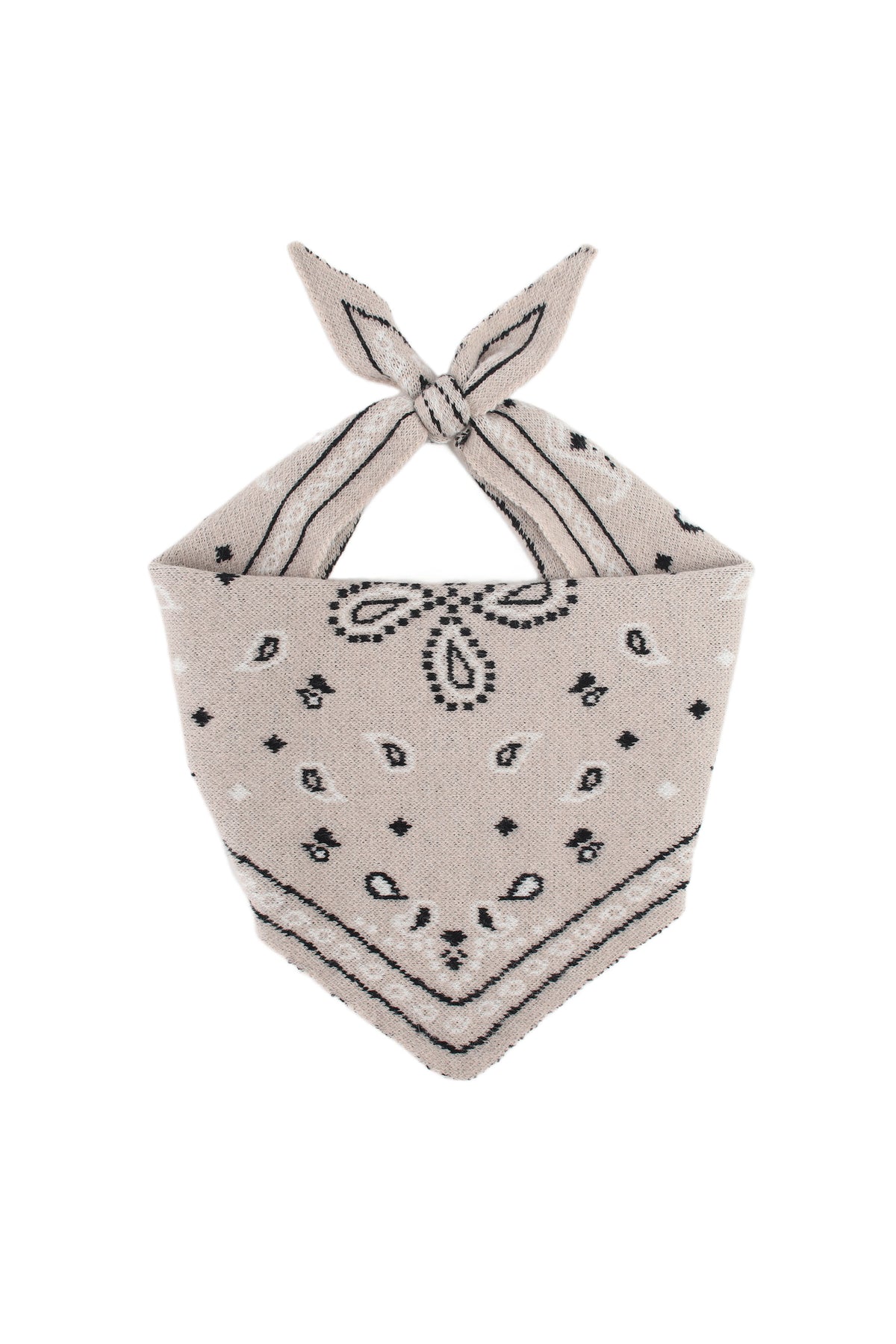 Petit Bandana Tricot beige