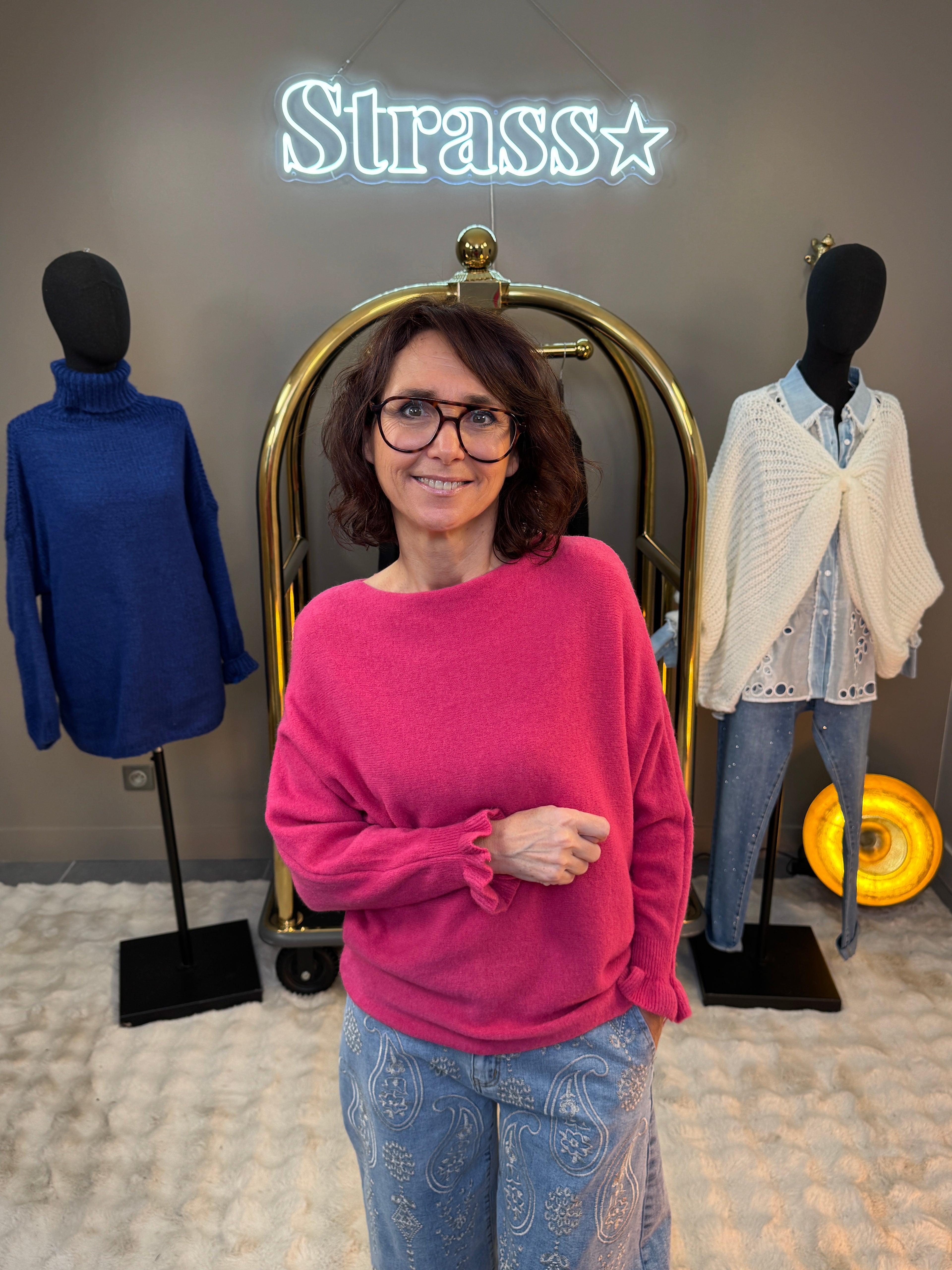 Pull Volli Rose Fuchsia