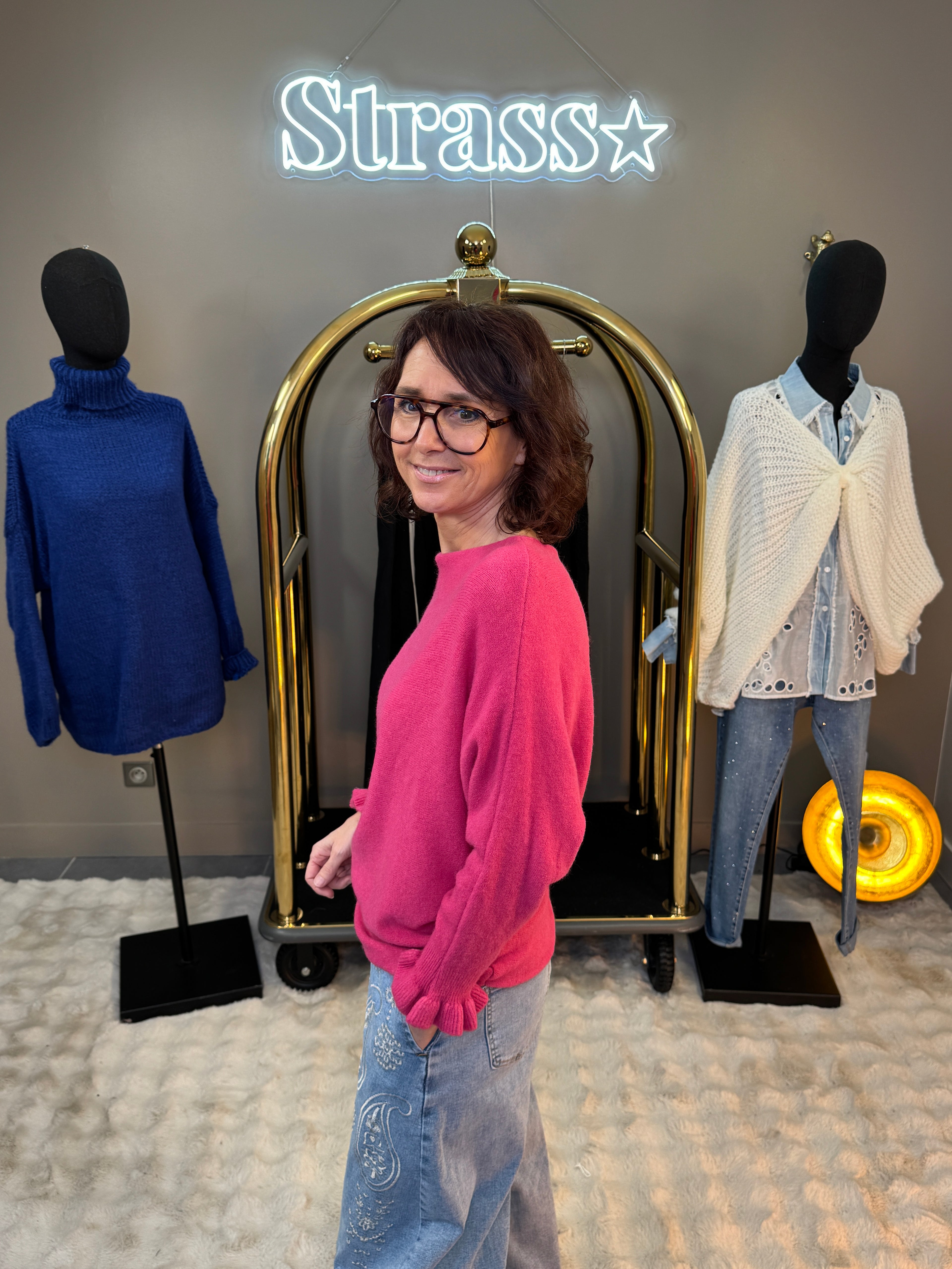 Pull Volli Rose Fuchsia