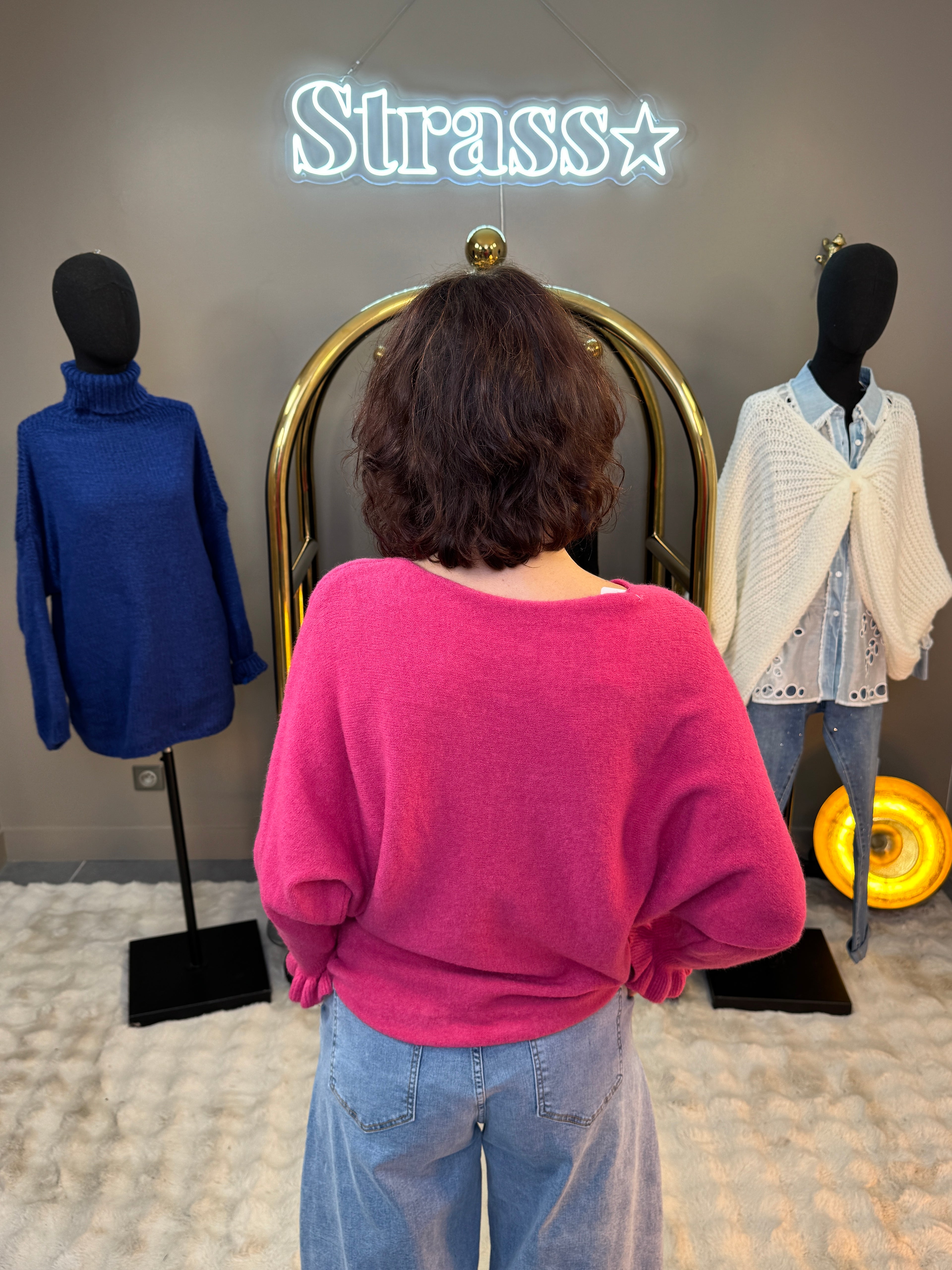 Pull Volli Rose Fuchsia