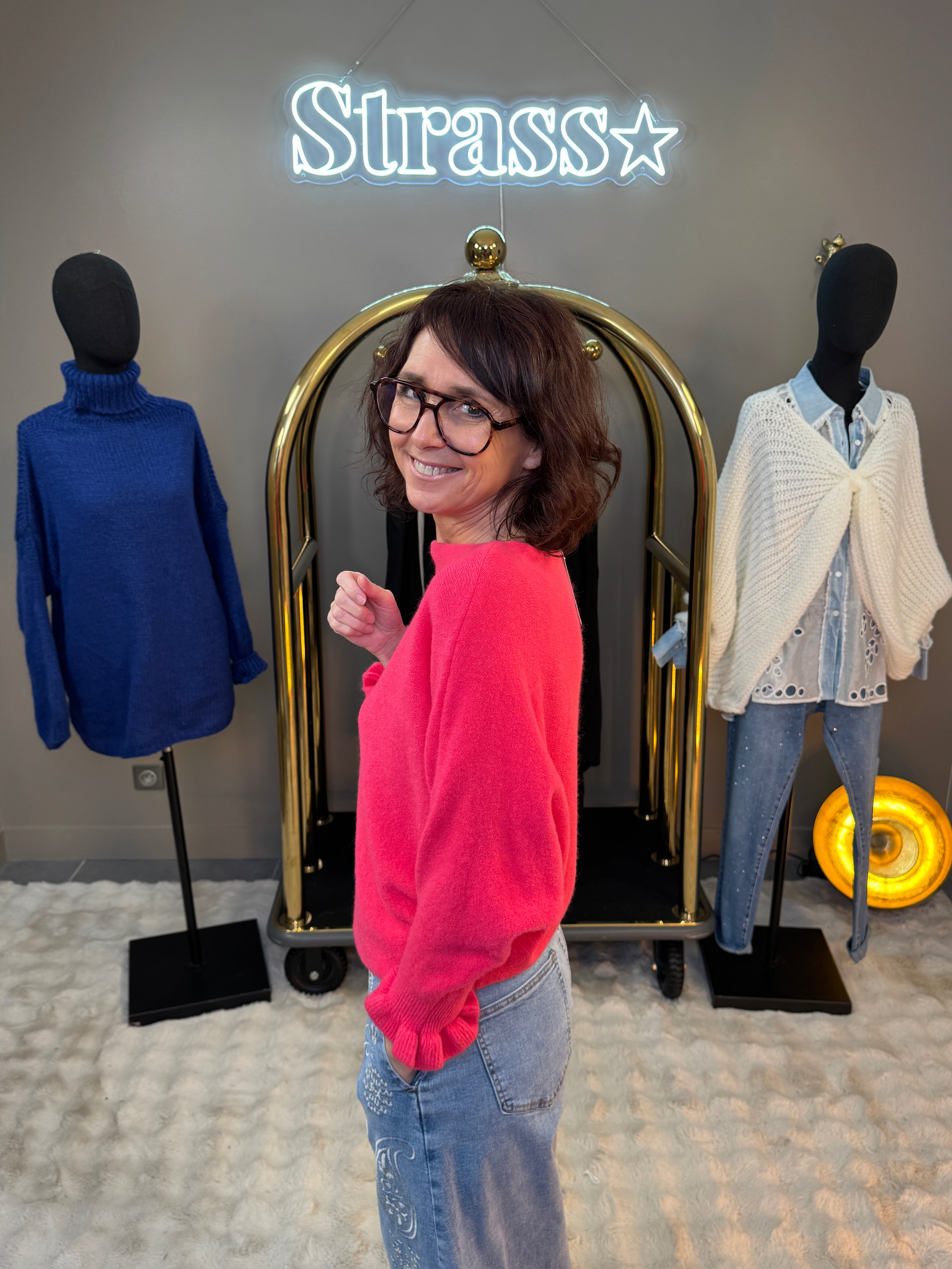 Pull Volli Rose Fluo