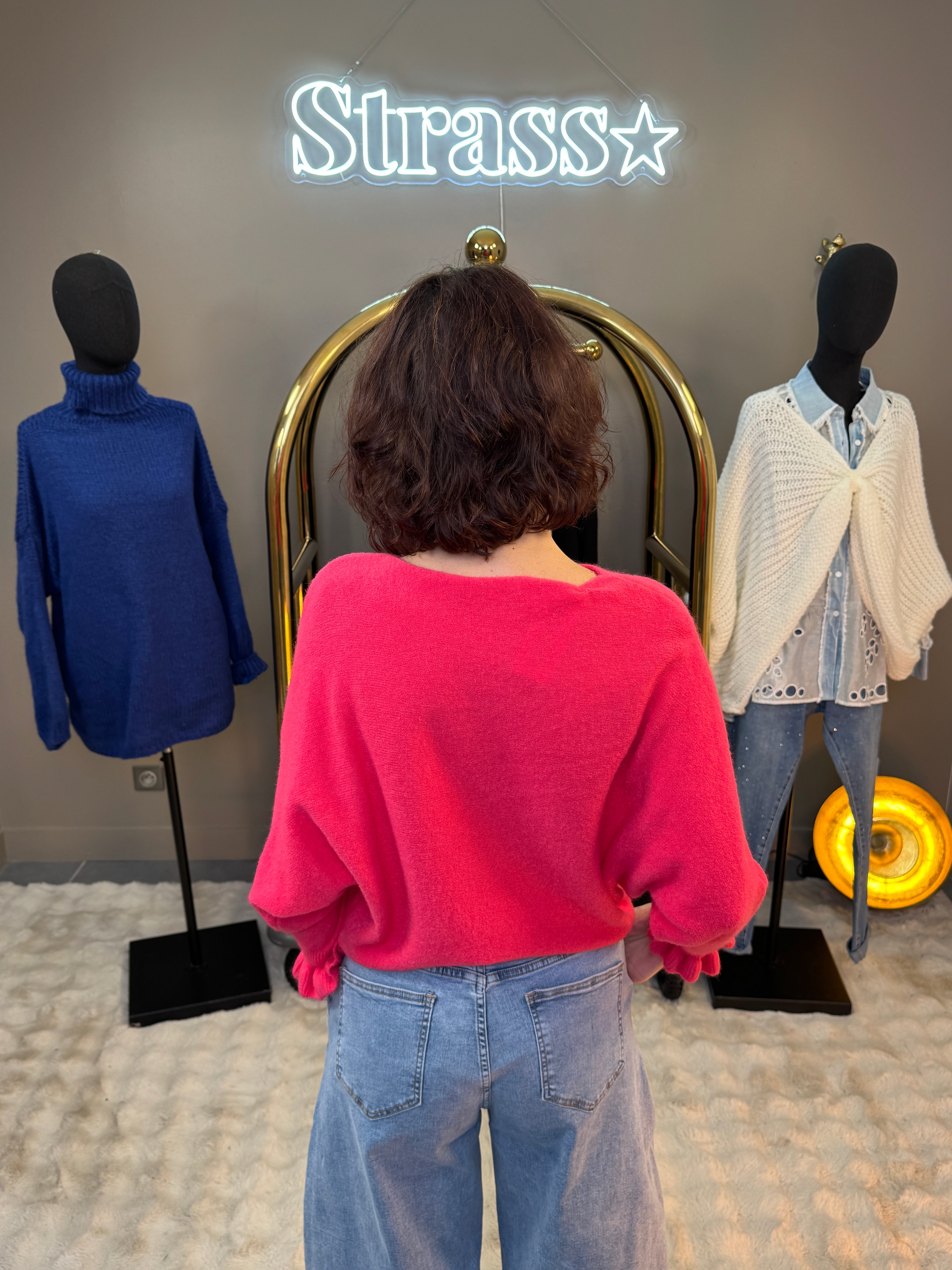 Pull Volli Rose Fluo