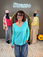 Pull Volla Turquoise