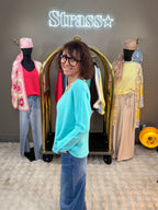 Pull Volla Turquoise