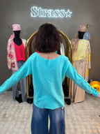 Pull Volla Turquoise