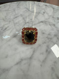 Bague Sisi rectangle labradorite