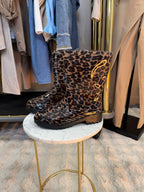 Bottes Caoutchouc Léopard