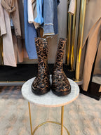 Bottes Caoutchouc Léopard