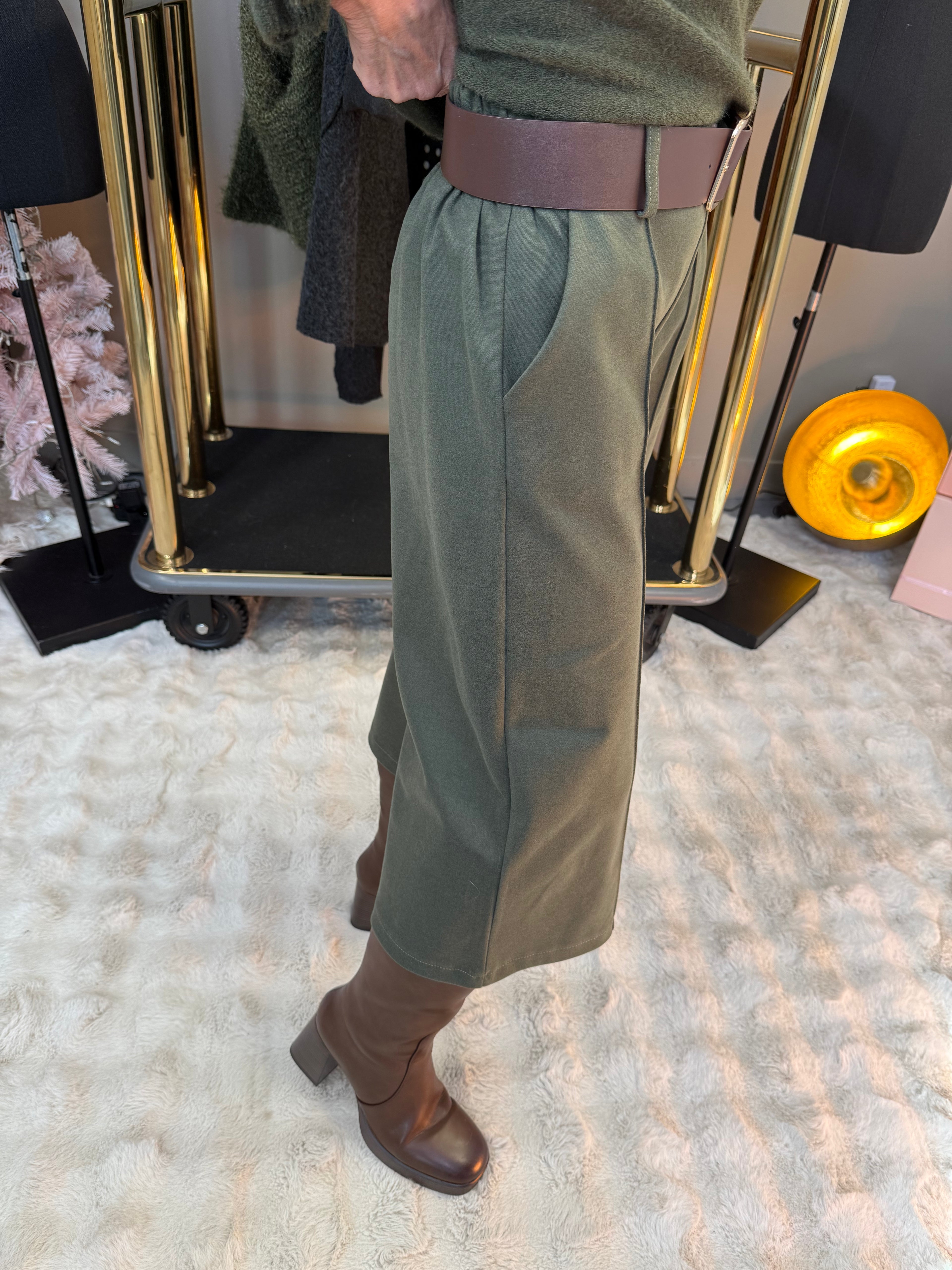 Pantalon 3/4 Darling Kaki