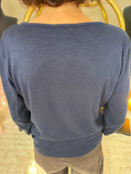 Top Chaud Chaud Dentelle Marine