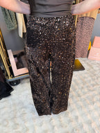 Pantalon Full Sequin Choco