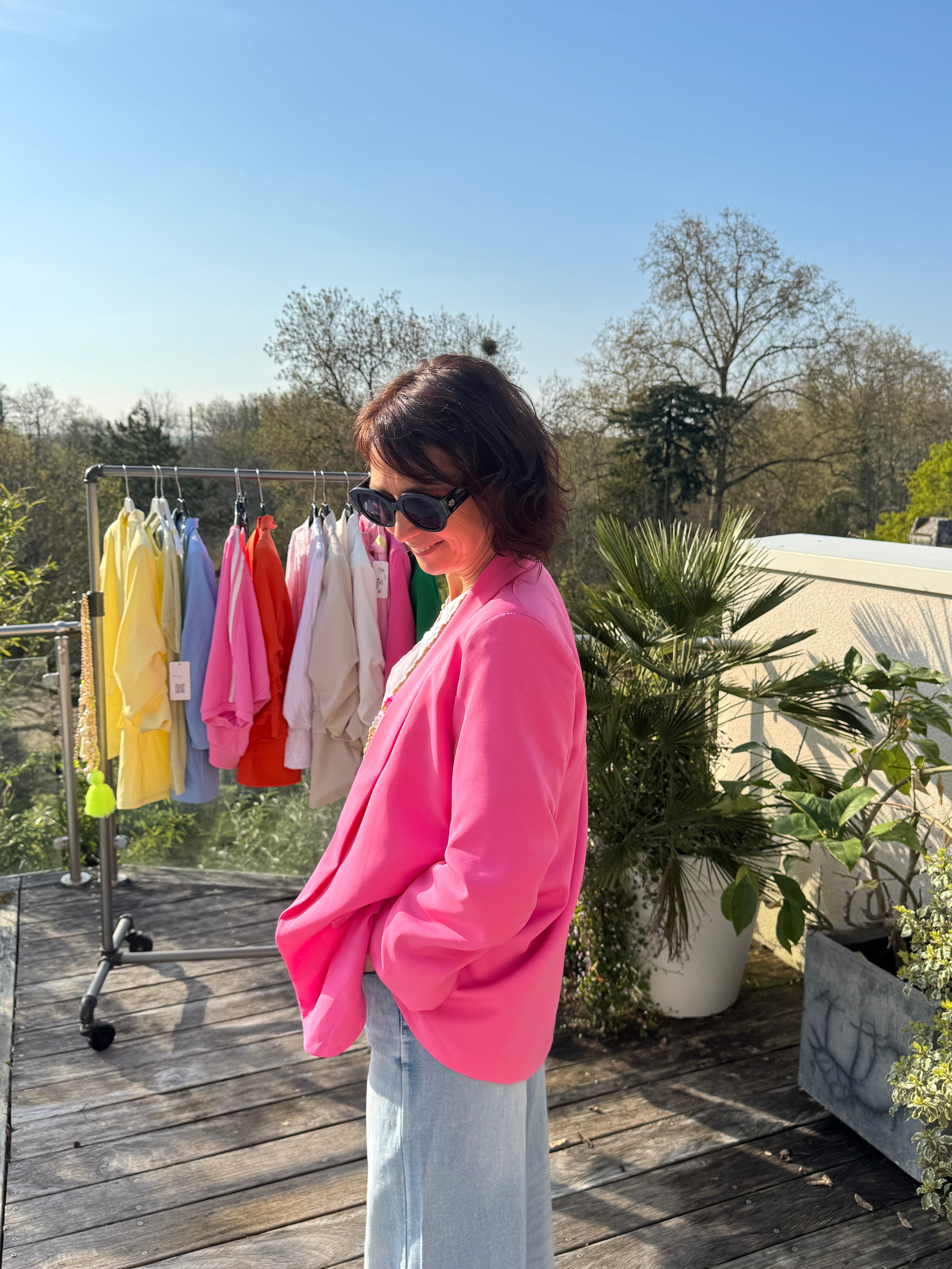 Blazer Fanta Fuschia