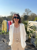 Blazer Fanta Blanc