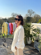 Blazer Fanta Blanc