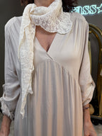 Foulard Triangle Dentelle