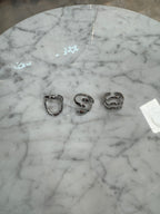 Lot de 3 Bagues Zia Argenté