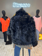 Manteau Grand Méchant Loup Noir Grande Taille