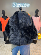 Manteau Grand Méchant Loup Noir Grande Taille